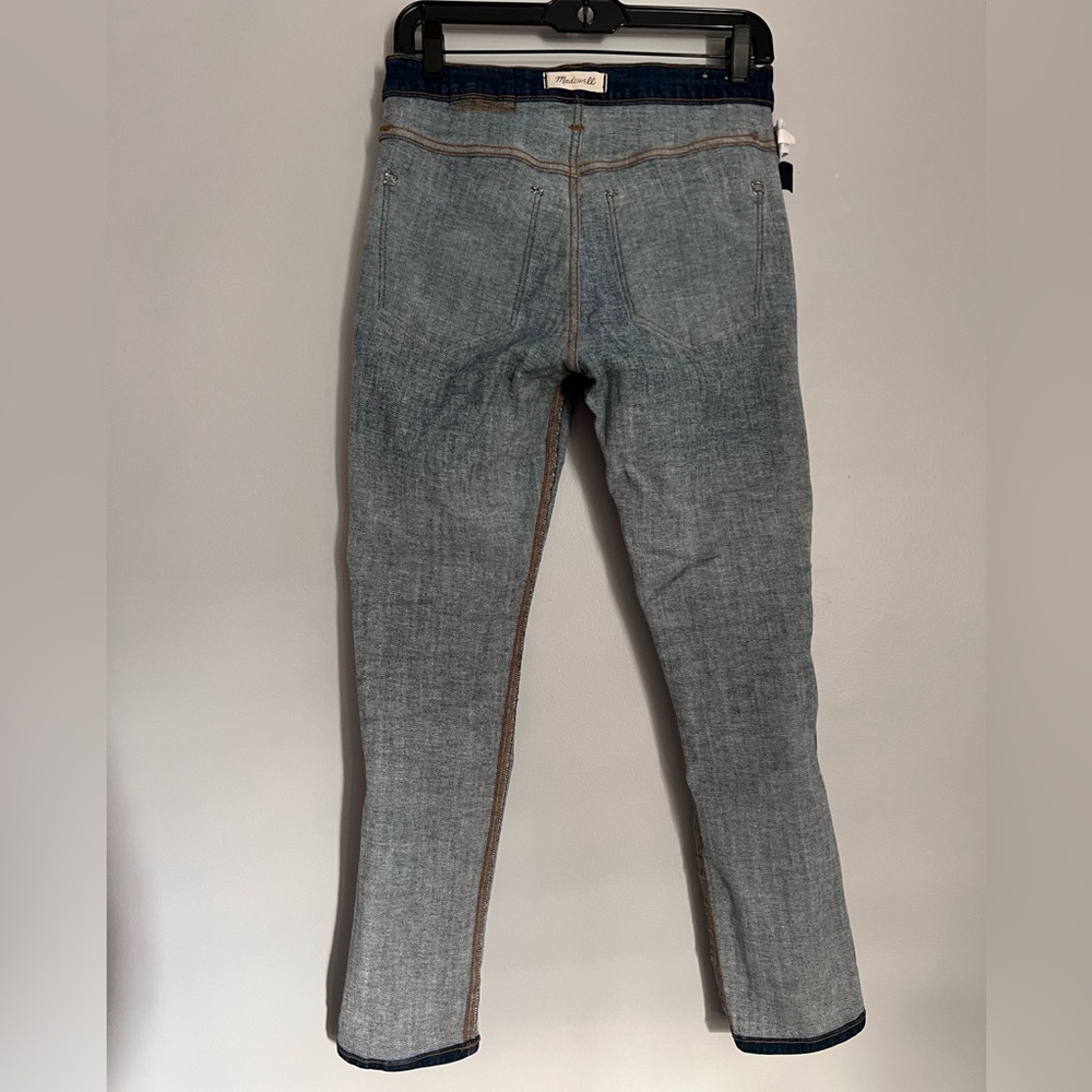 Madewell Slim Straight Women’s 28 6 Stretch Blue Denim Jeans Slim Straight 28x27 - Picture 12 of 15
